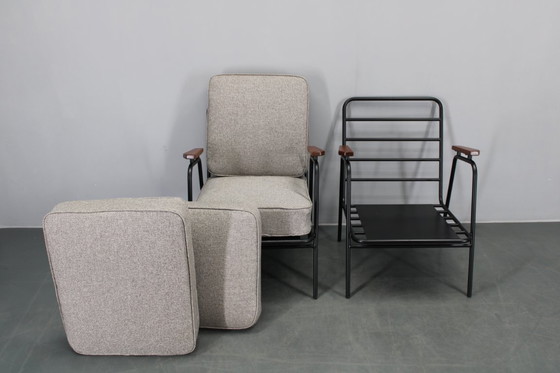 Image 1 of 1950er Jahre Paar seltene restaurierte Sessel von RAWI, Niederlande