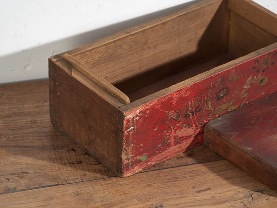 Antique garnet red oriental case (c.1900) #36 – Storage cabinet (photo 11 of 40)