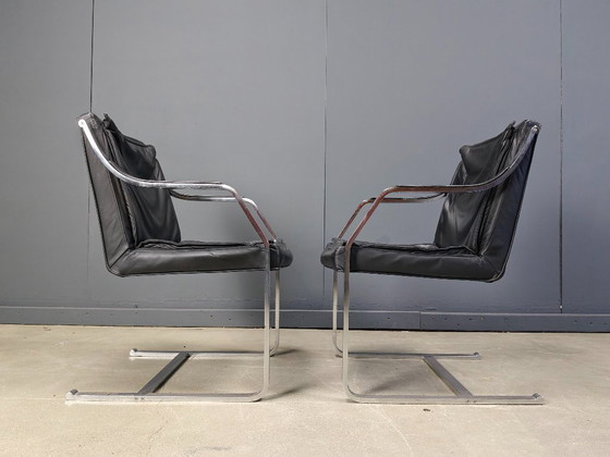 Image 1 of Ensemble de 6 fauteuils Rudolf Glatzel pour Knoll Art Collection, années 1980