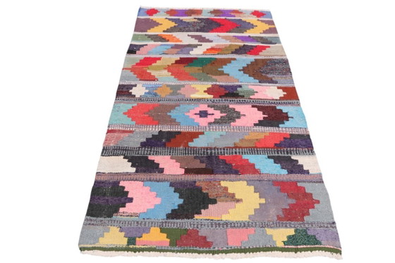 Kelim Modern Caucus Kilim - Art Arménien Vintage – Tapis, Wool (photo 2 of 5)