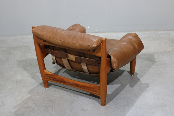 Image 1 of Sheriff Loungestoel met Ottoman van Sergio Rodrigues voor ISA