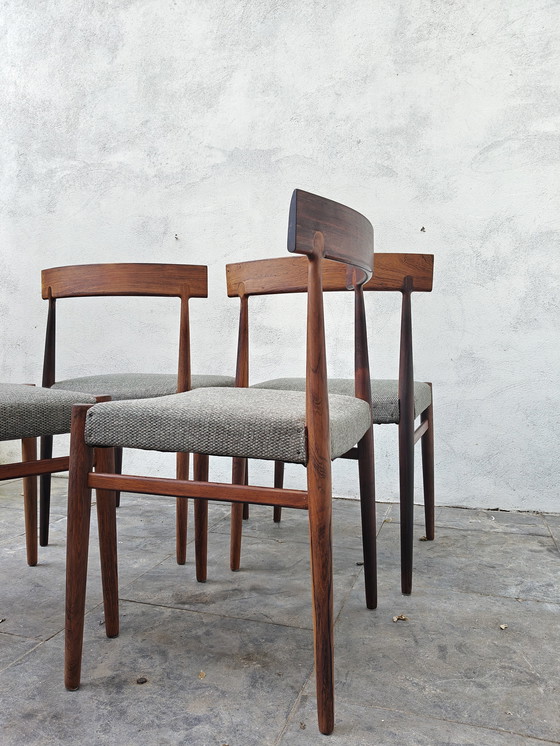 Image 1 of Sedie da pranzo in palissandro, sedie da pranzo vintage