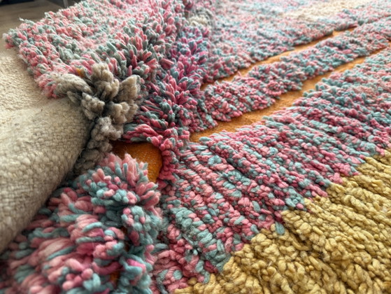 Hand-knotted Moroccan Boucherouite Rug 304 × 193 cm – Rugs & carpets, Wool (photo 13 of 15)