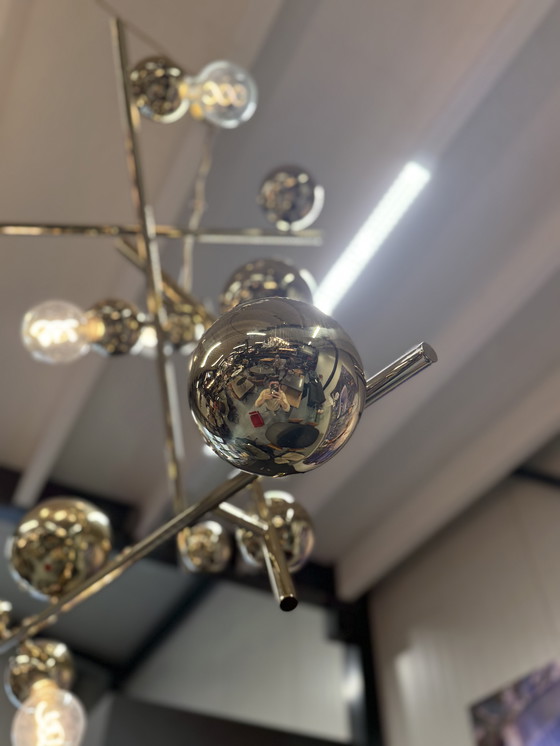 Image 1 of Brand van Egmond Galaxy Kronleuchter Gold Satin D100