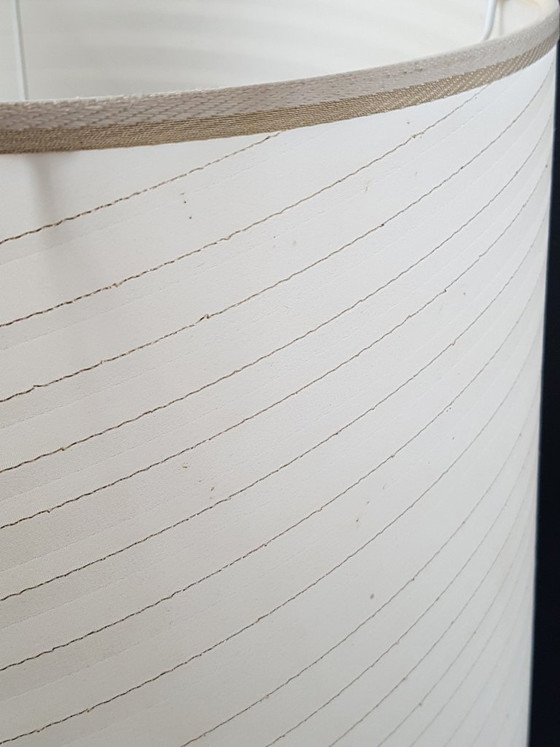 Image 1 of MAGNIFICENT AROMA LAMP WITH MOTHER-OF-PEARL CERAMIC BASE, 1970s VINTAGE, 70S