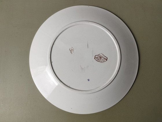 Image 1 of 7 platos llanos de loza Sarreguemines U&C "Carmen"
