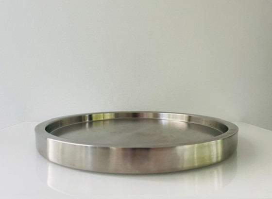 Image 1 of Bandeja/plato de servir de diseño de acero inoxidable