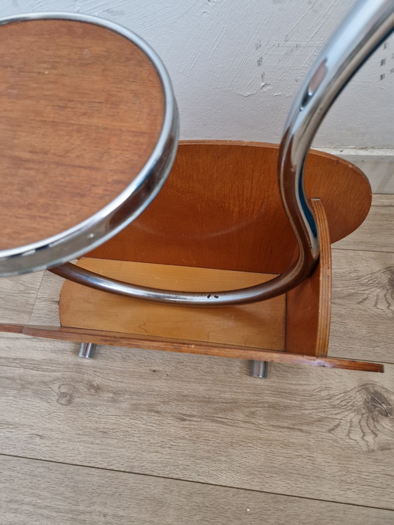 Image 1 of Art Deco side table plant table coffee table smoking table vintage