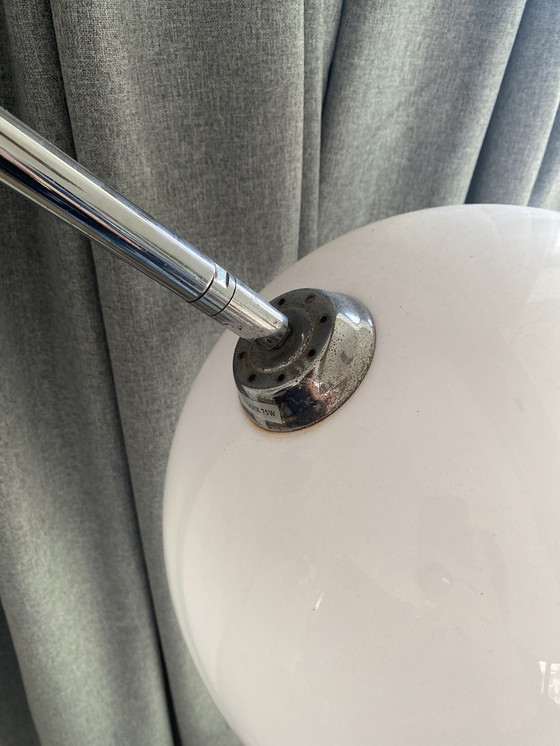 Image 1 of Lampada ad arco con base in marmo