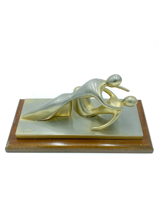 Multiple en bronze de Virgilio Guidi