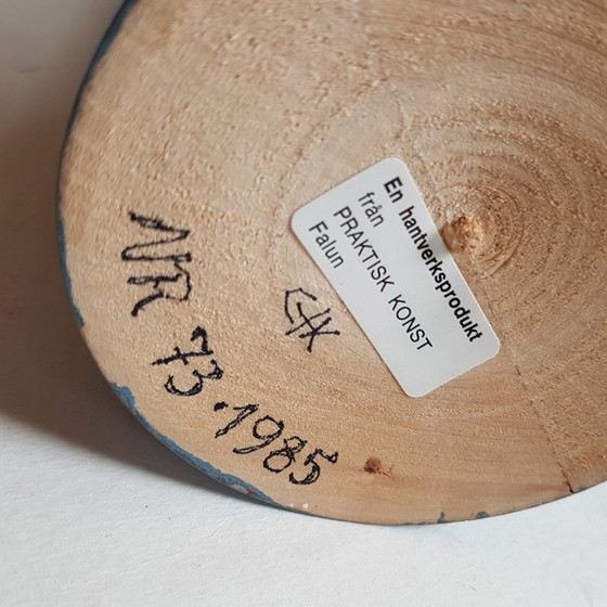Zweedse Falujungfrun-pop uit het midden van de 20e eeuw, 1985 – Decoratieve objecten, Wood (photo 2 of 5)