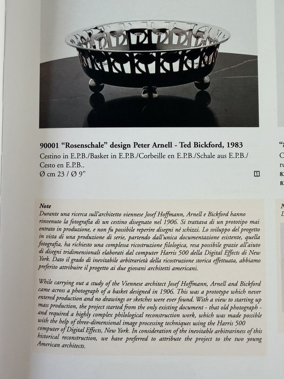 Alessi „Rosenschale“ – Tischdekoration, rvs, Silver (photo 6 of 6)