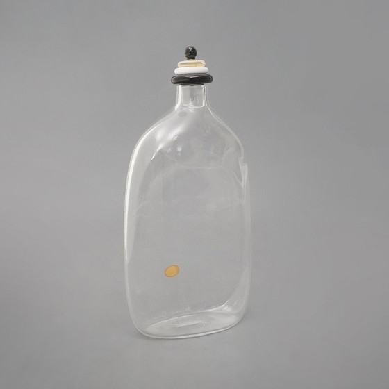 Image 1 of Botella de cristal de Murano con tapón de Giovanni Cenedese, década de 1970