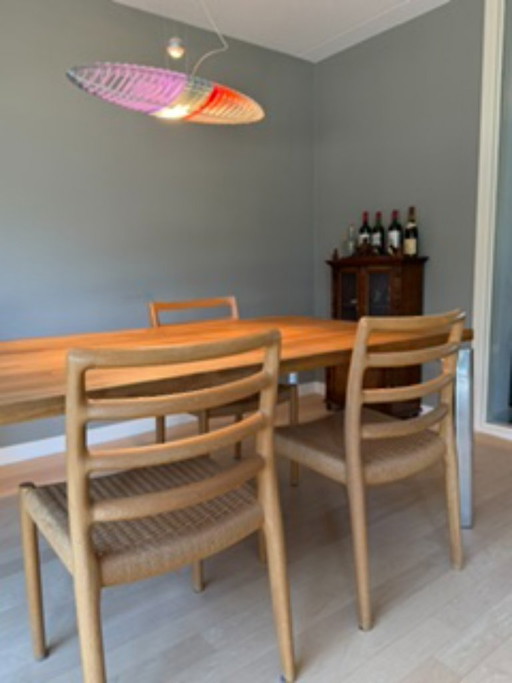 3 chaises de salle à manger Moller – Niels Otto Møller, eetkamerstoelen, Wood