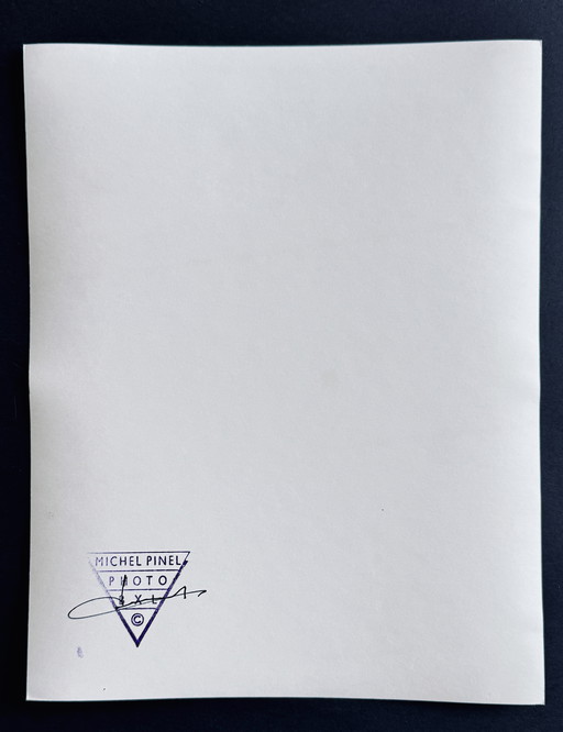 Michel Pinel - Retrato del gran pintor Corneilles - Fotografía firmada