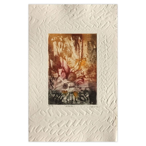 Osanne, gesigneerde ets, Nivéoles, 1985 – lithos zeefdrukken, Paper (photo 2 of 5)