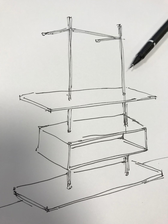 Image 1 of Porro Clothes Rack Boutique Mast