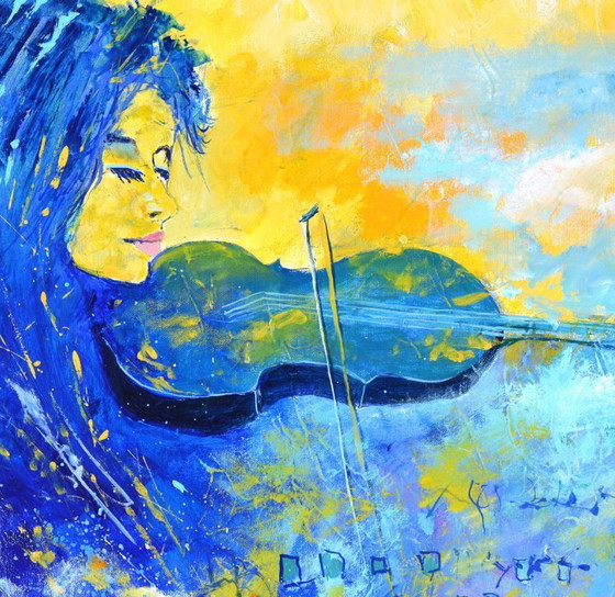 Image 1 of Playing violin