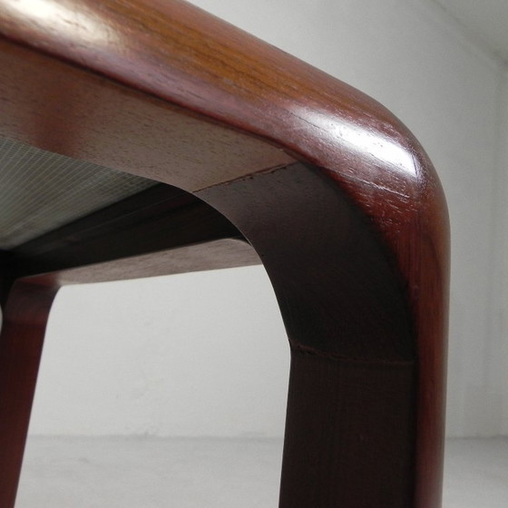 Image 1 of Table basse Ronald Schmitt 'Fossils' années 1980, 70 x 70 cm