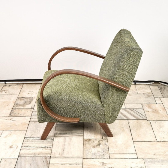 Image 1 of Poltrona modello H 410 tipo C, disegnata da Jindrich Halabala, anni '40, Cecoslovacchia.