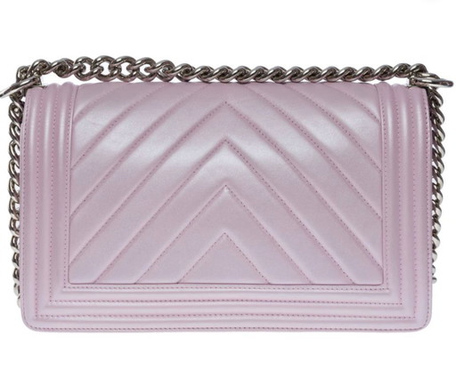 Borsa CHANEL Ragazzo in pelle viola - 101036
