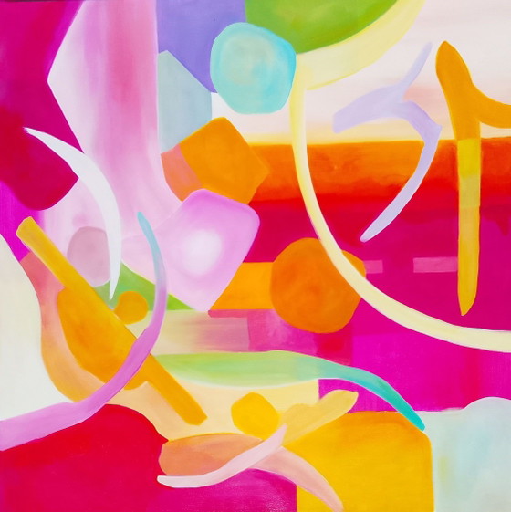 Image 1 of Acrylbild #calypso 100x100cm