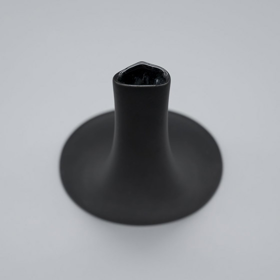 Image 1 of Vase Rosenthal "HEELS" Duo Design James Kirkwood Porcelaine Bisque Noir & Blanc