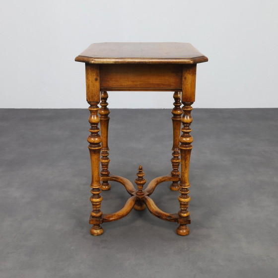 Image 1 of Neo-Baroque Side Table with Drawer, ca. 1890–1920