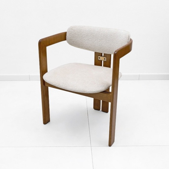 Image 1 of Een paar "Pamplona" fauteuils uit het midden van de 20e eeuw, ontworpen door Savini voor Pozzi, Italië, 1960.