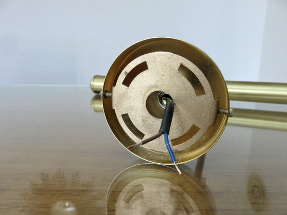 Image 1 of Grande lampada da parete articolata in ottone, Italia, 1980/90