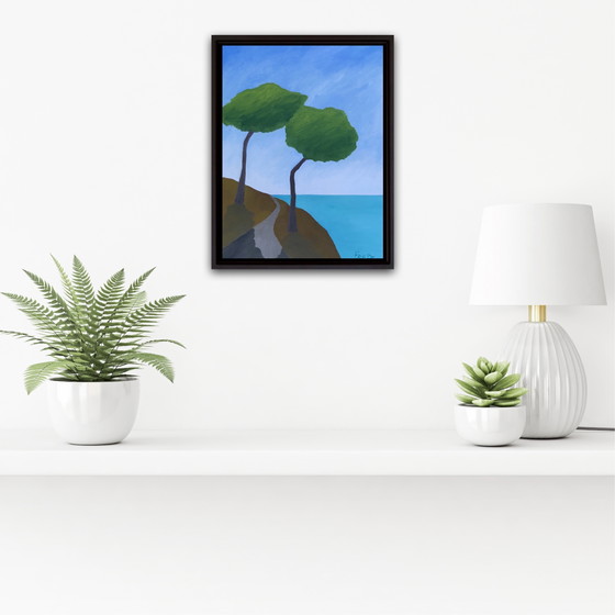 Image 1 of Olieverf op doek, 42x30 cm.