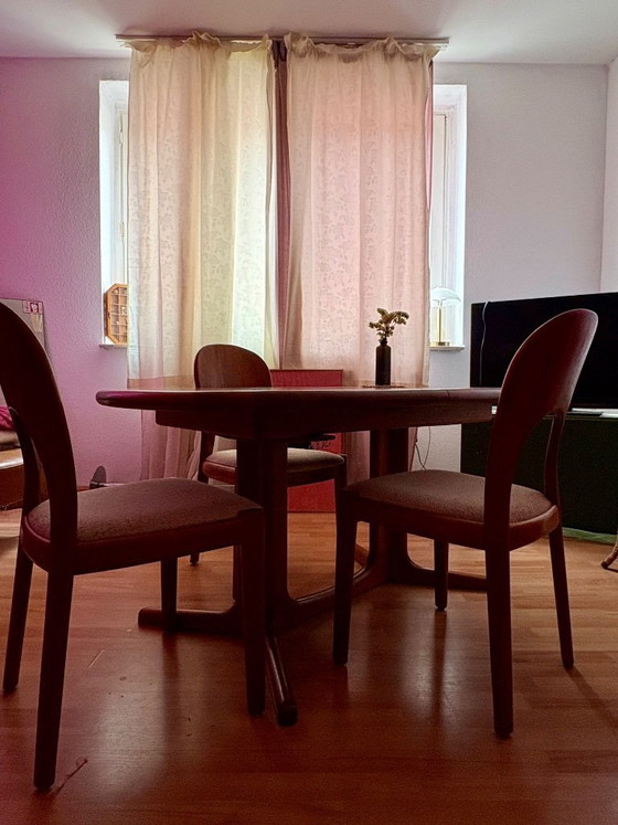 Image 1 of Glostrup Denmark Teak dining table 1960