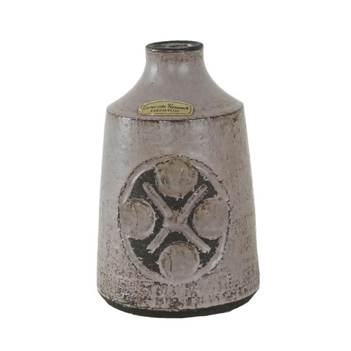 Keramikvase, dänisches Design, 1960er Jahre, Hersteller: LoveMose
