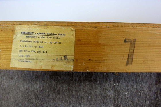 Image 1 of Vintage Geometric Coat Rack from Drevokov Blatna, 1970s