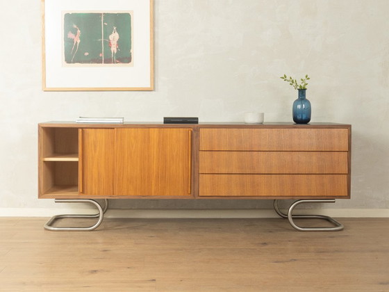 1960s Mid-Century Sideboard, Wood, Black (photo 3 of 9)