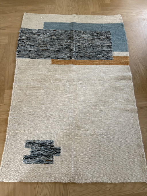 Handwoven mohair rug Frances V.H