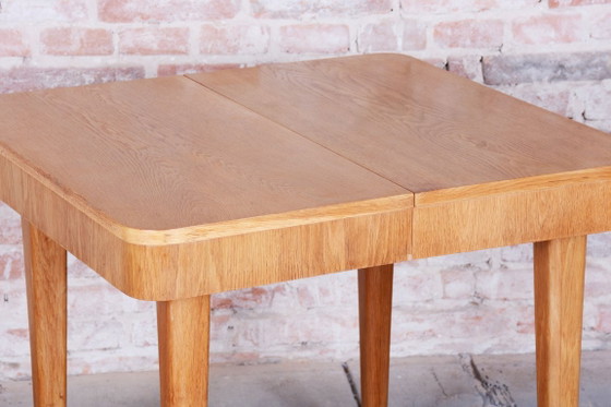 Extendable Art Deco Dining Table, by Jindřich Halabala, UP Závody, Czech, 1940s – Wood (photo 8 of 21)