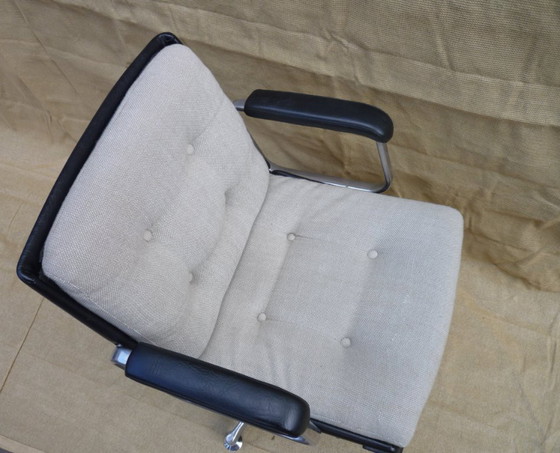 Wool and Leather Office Chair – Armchairs (photo 7 of 7)