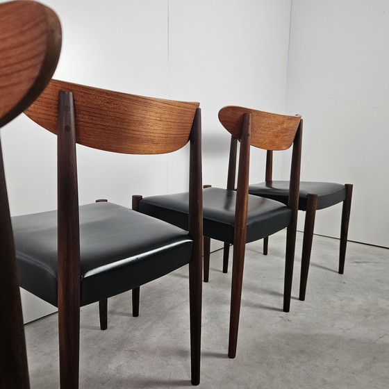 Image 1 of Ensemble vintage de 6 chaises de salle à manger, Oswald Vermaercke
