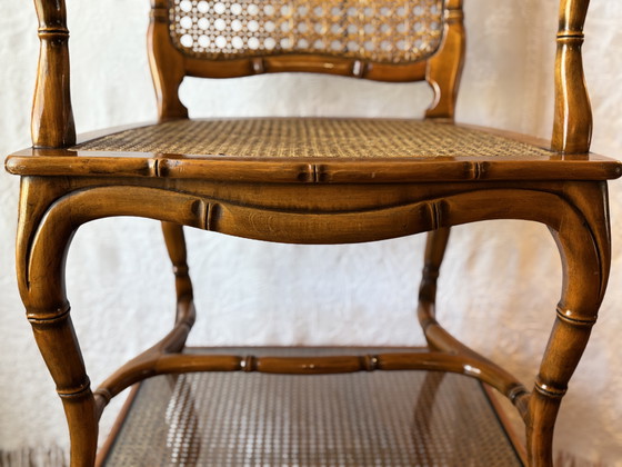 Image 1 of Giorgetti, Chinees Chippendale Faux Bamboo, +/- 1960