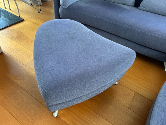 Image 1 of Canapé d'angle Rolf Benz 2500 (2007) avec pouf