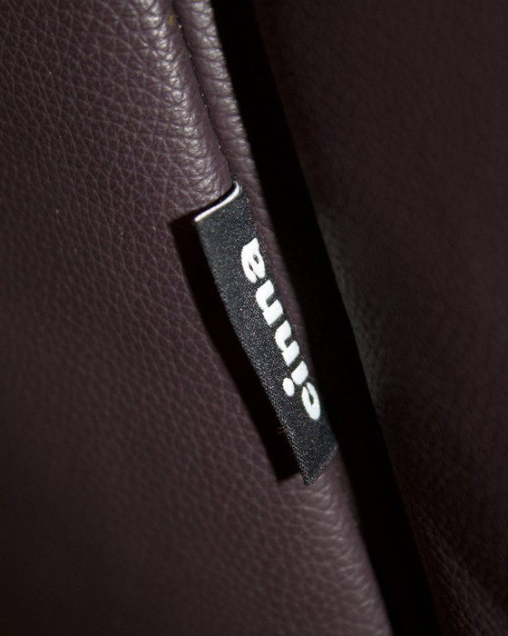 Image 1 of SMALA vintage leren bank voor Cinna, ontwerper Pascal Mourgue, 2000