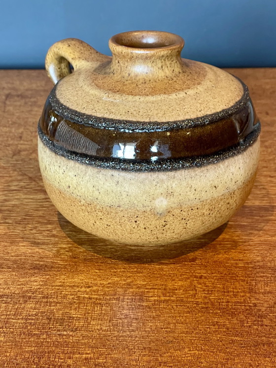 Image 1 of Vase design vintage Strehla Keramik modèle 9025 - style moderne du milieu du siècle - années 1960