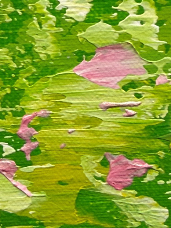 Image 1 of Never Ending Story – abstract expressive painting – 60x60 cm
