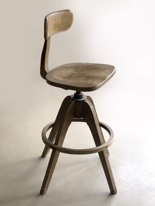 Architektenstuhl von Albert Stoll für Der Federdreh, 1920er Jahre.