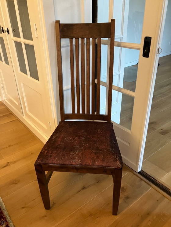 Image 1 of Solid cherry wood dining chairs