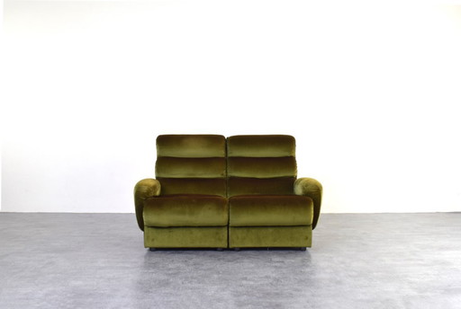 Sofá modular alemán de mediados de siglo, década de 1970.