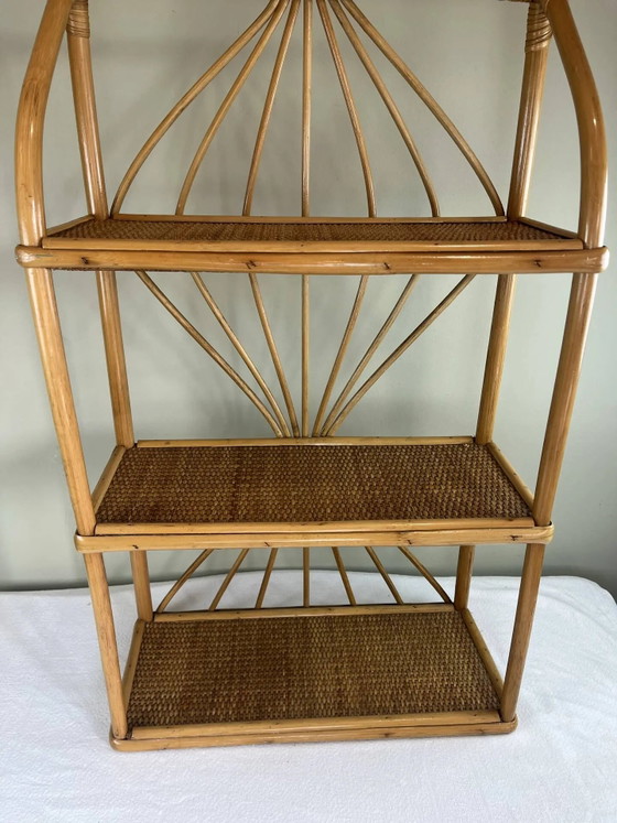 Scaffale in rattan vintage – Scaffali a muro, Wicker (photo 5 of 13)