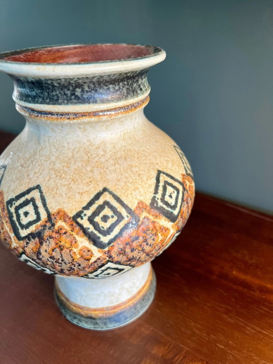 Beautiful Mid Century Vase by BAY with design number 534/25. A perfect addition to your 50s-60s vase (photo 6 of 6)