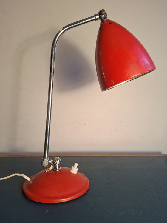 Charmante Mid-Century Desk Lamp – lvb, Reading Lamp, Aluminium, Metal (photo 2 of 12)